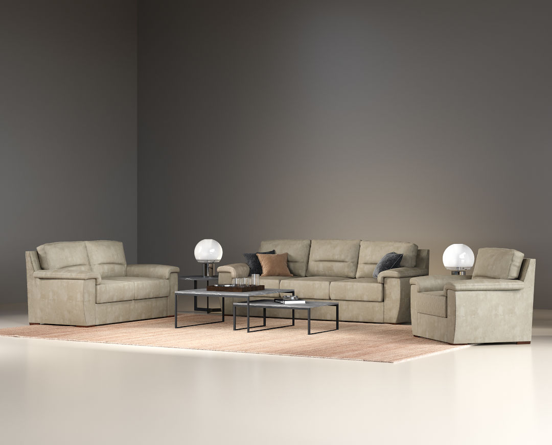 MATIS Τριθέσιος καναπές Boss Μπεζ 236x90x92εκ. MATISE67278525 MATIS Τριθέσιος καναπές Boss Μπεζ 236x90x92εκ. MATISE67278525