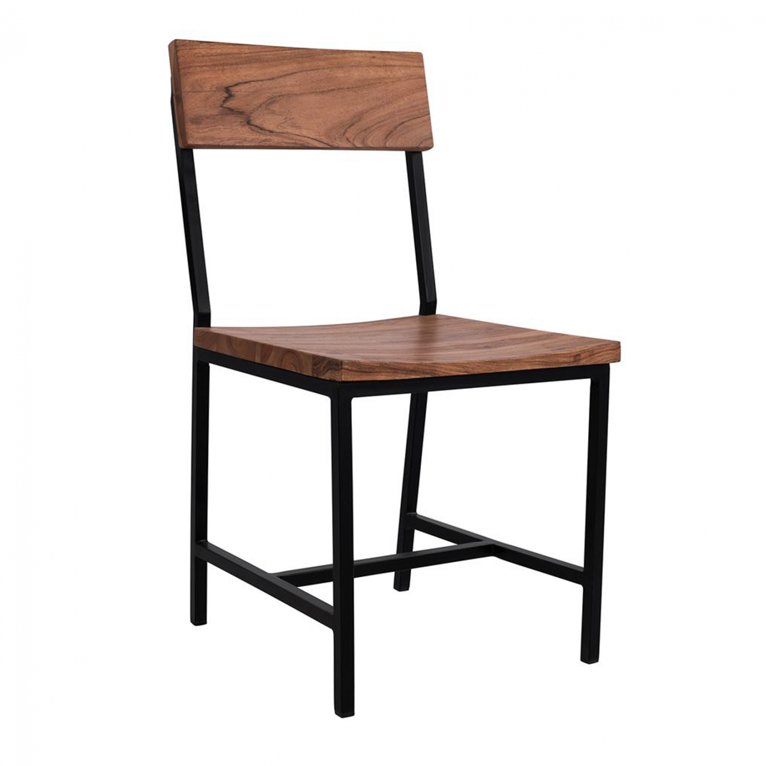 Intrahome ΚΑΡΕΚΛΑ ΑΠΟ ΜΕΤΑΛΛΟ ΚΑΙ ΜΑΣΙΦ ΞΥΛΟ ΑΚΑΚΙΑΣ ΦΥΣΙΚΟ 45,5x43,5x85,5Υεκ..11 intraho-1644732