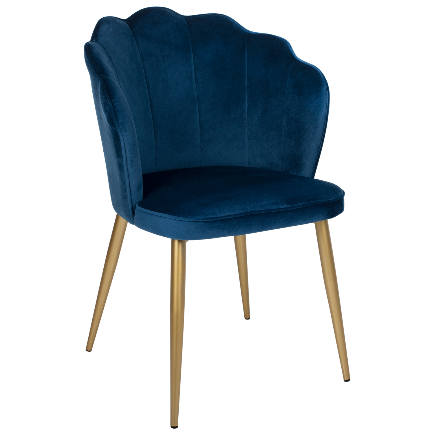 Intrahome ΚΑΡΕΚΛΑ UPINGCASABLANCALTCASABLANCAION ΜΕΤΑΛΛΙΚΗ ΜΕ ΒΕΛΟΥΔΟ ΜΠΛΕ ΚΑΙ ΧΡΥΣΑ ΠΟΔΙΑ .08 48x48x85Υεκ. intraho-1636698