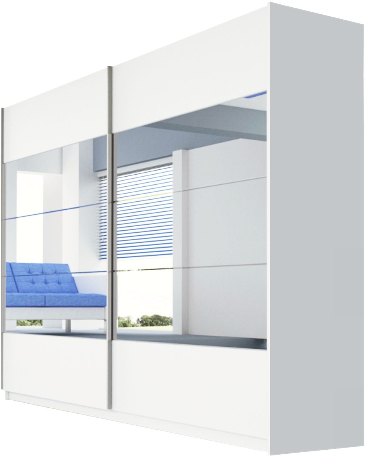 Lh-homefurniture Ντουλάπα Karen λευκή 215x210x60cm A_Karen Lh-homefurniture Ντουλάπα Karen λευκή 215x210x60cm A_Karen