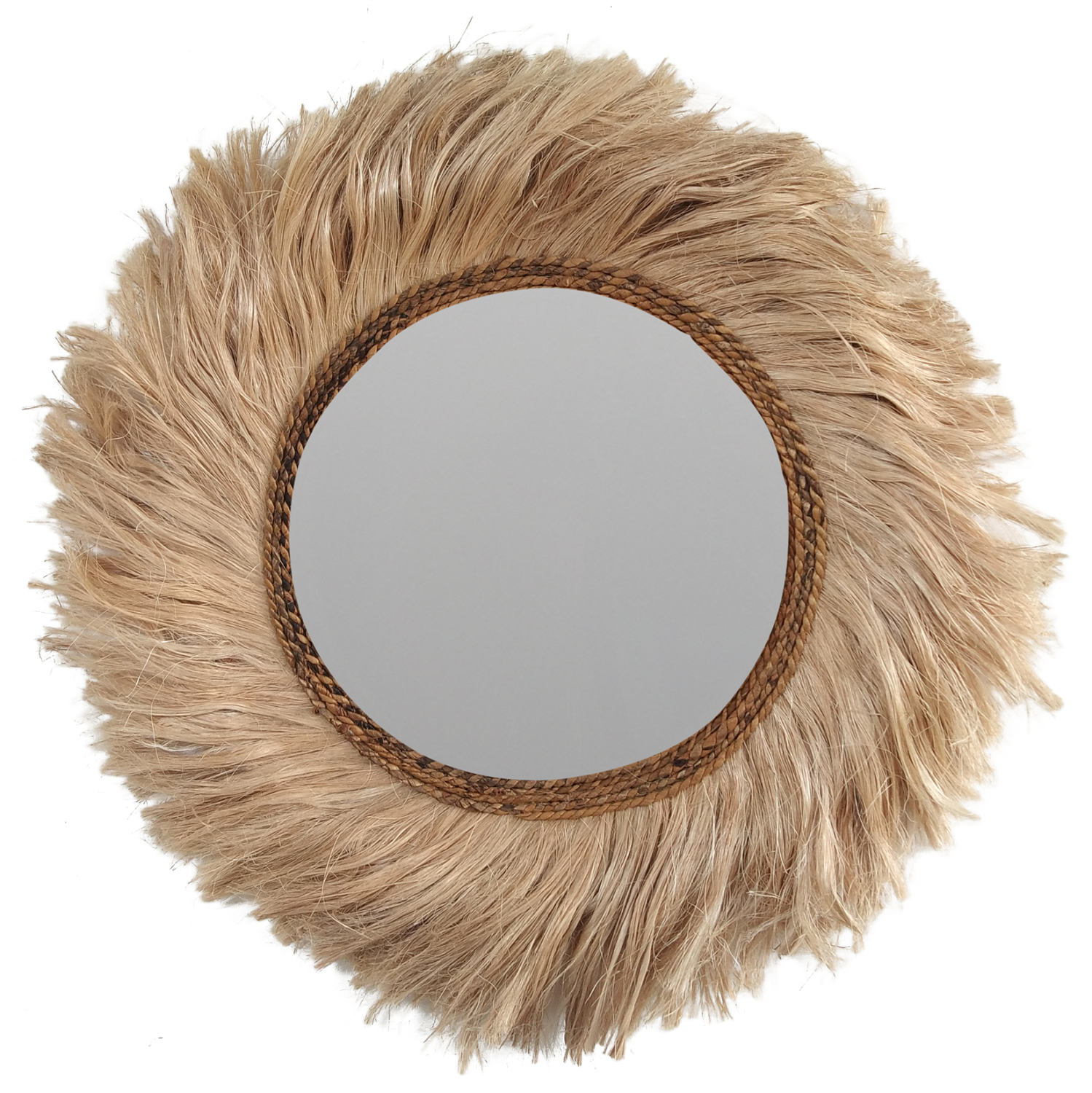 Intrahome ΚΑΘΡΕΠΤΗΣ ΣΤΡΟΓΓΥΛΟΣ ΜΕ ΠΛΑΙΣΙΟ ΙΝΕΣ ΑΜΠΑΚΑ ΣΕ ΧΡΩΜΑ ΦΥΣΙΚΟ 110x5x110Υεκ. intraho-1612836