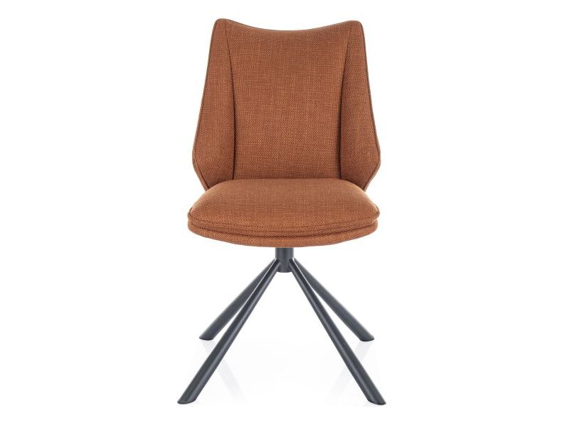 KRZESŁO KENZIE BJORN CZARNY STELAŻ/CYNAMON 42 DIOMMI-80-3669