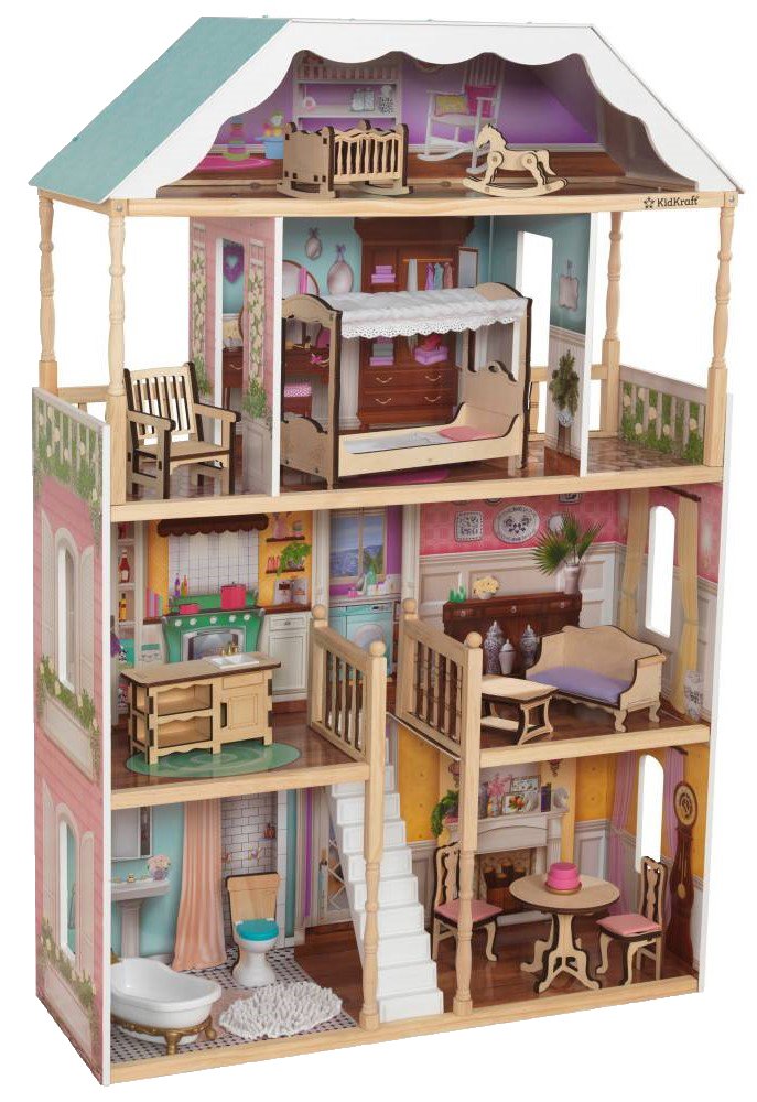 Κουκλόσπιτο Kidkraft Charlotte Mήκος 82.60 Βάθος 30.50 Ύψος 123.20 16780759 Κουκλόσπιτο Kidkraft Charlotte Mήκος 82.60 Βάθος 30.50 Ύψος 123.20 16780759