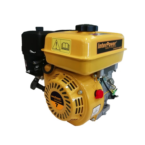Bενζινοκινητήρας OHV Interpower 170F Q Σφήνα 7HP KIDO-
505/26