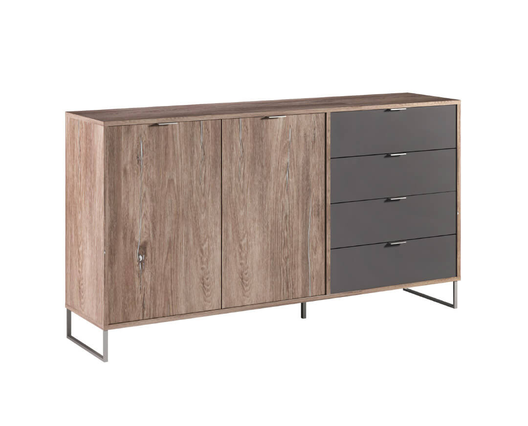 MATIS Μπουφές DENVER δρυς kalaj/ ανθρακί 172,8x40x92,6 MATIS160374 MATIS Μπουφές DENVER δρυς kalaj/ ανθρακί 172,8x40x92,6 MATIS160374