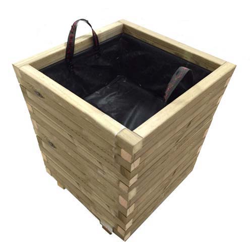 Tesias Γλάστρα εισόδου τετράγωνη - 50x50x60-Tesias  TES-108