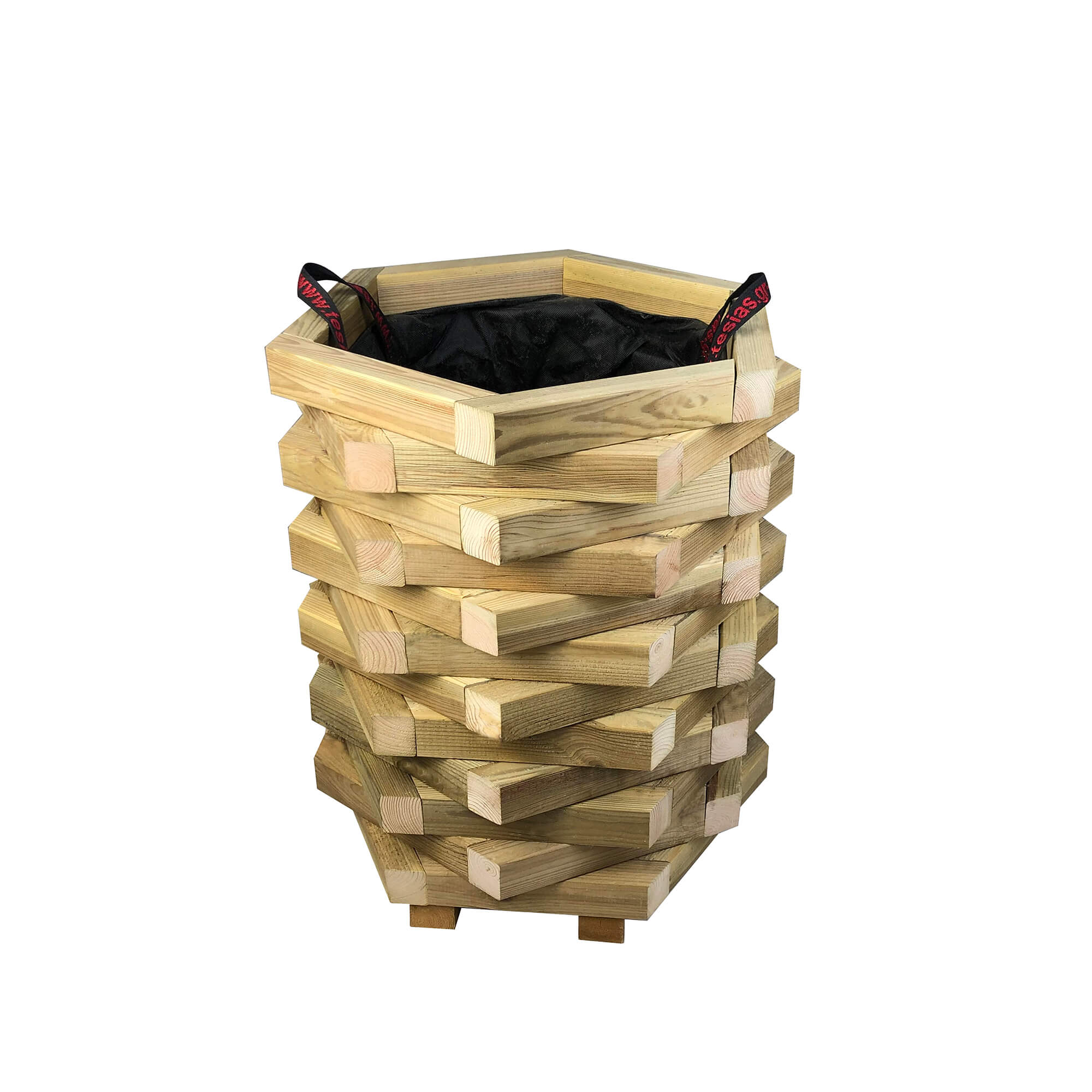 Tesias Γλάστρα εισόδου δωδεκάγωνη -ανοιχτές γωνίες - 52x45x60-Tesias  TES-117