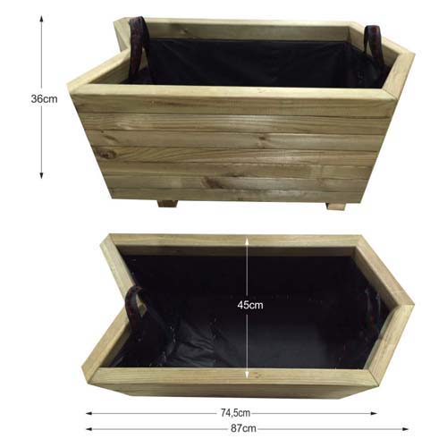 Tesias Ζαρντινιέρα Ξύλινη Βέλος – 87x45cm-Tesias TES-133 Tesias Ζαρντινιέρα Ξύλινη Βέλος – 87x45cm-Tesias TES-133