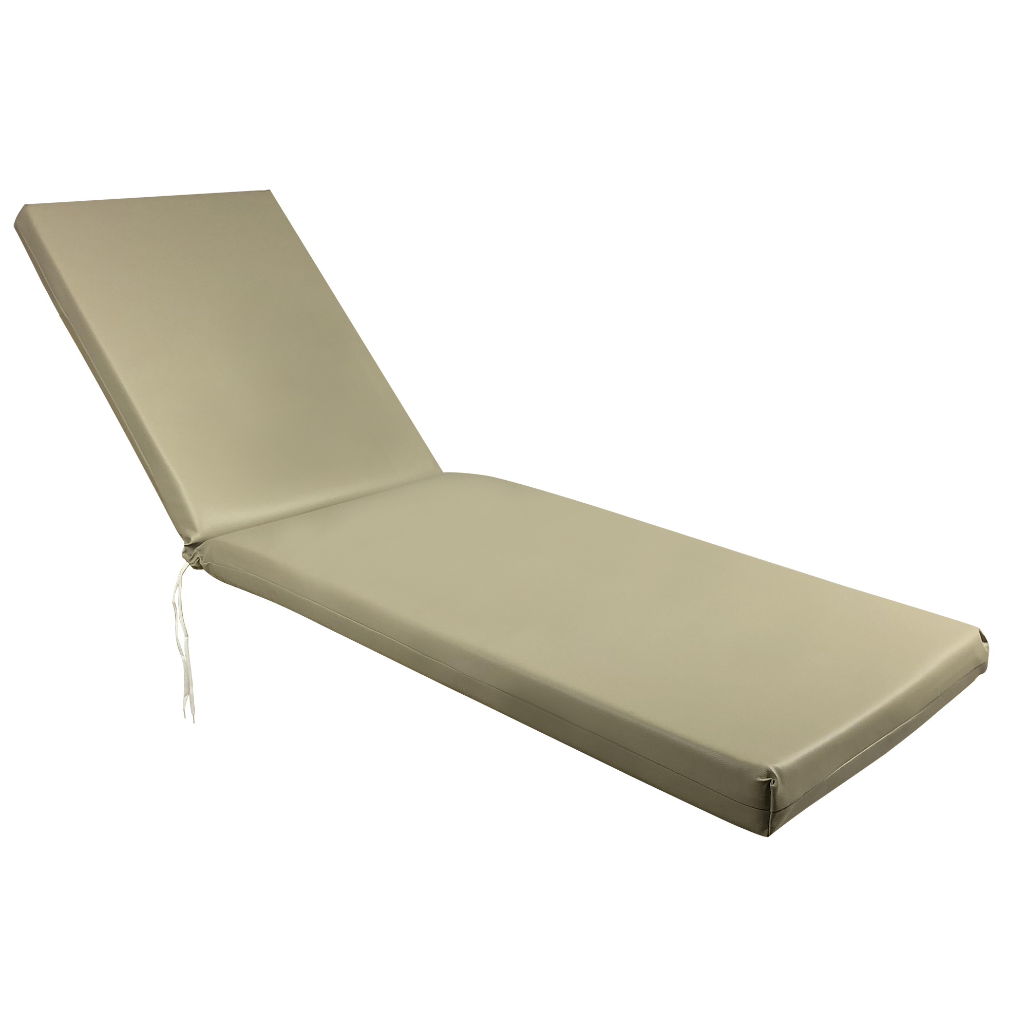 Tesias Στρώμα ξαπλώστρας 195x60x8cm δερματίνη – γκρι ελεφαντί-Tesias  TES-1874