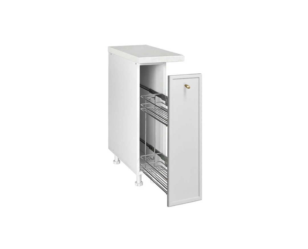 MATIS Επιδαπέδια συρταριέρα κουζίνας Alba D20 Λευκό 20x60x85εκ. MATISKD2077 MATIS Επιδαπέδια συρταριέρα κουζίνας Alba D20 Λευκό 20x60x85εκ. MATISKD2077