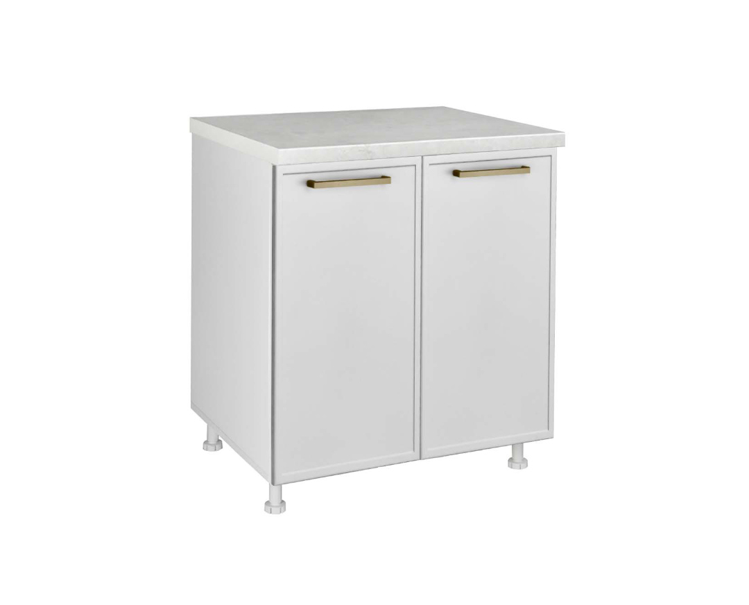 MATIS Επιδαπέδιο ντουλάπι κουζίνας Alba D60 Λευκό 60x60x85εκ. MATISKD6077