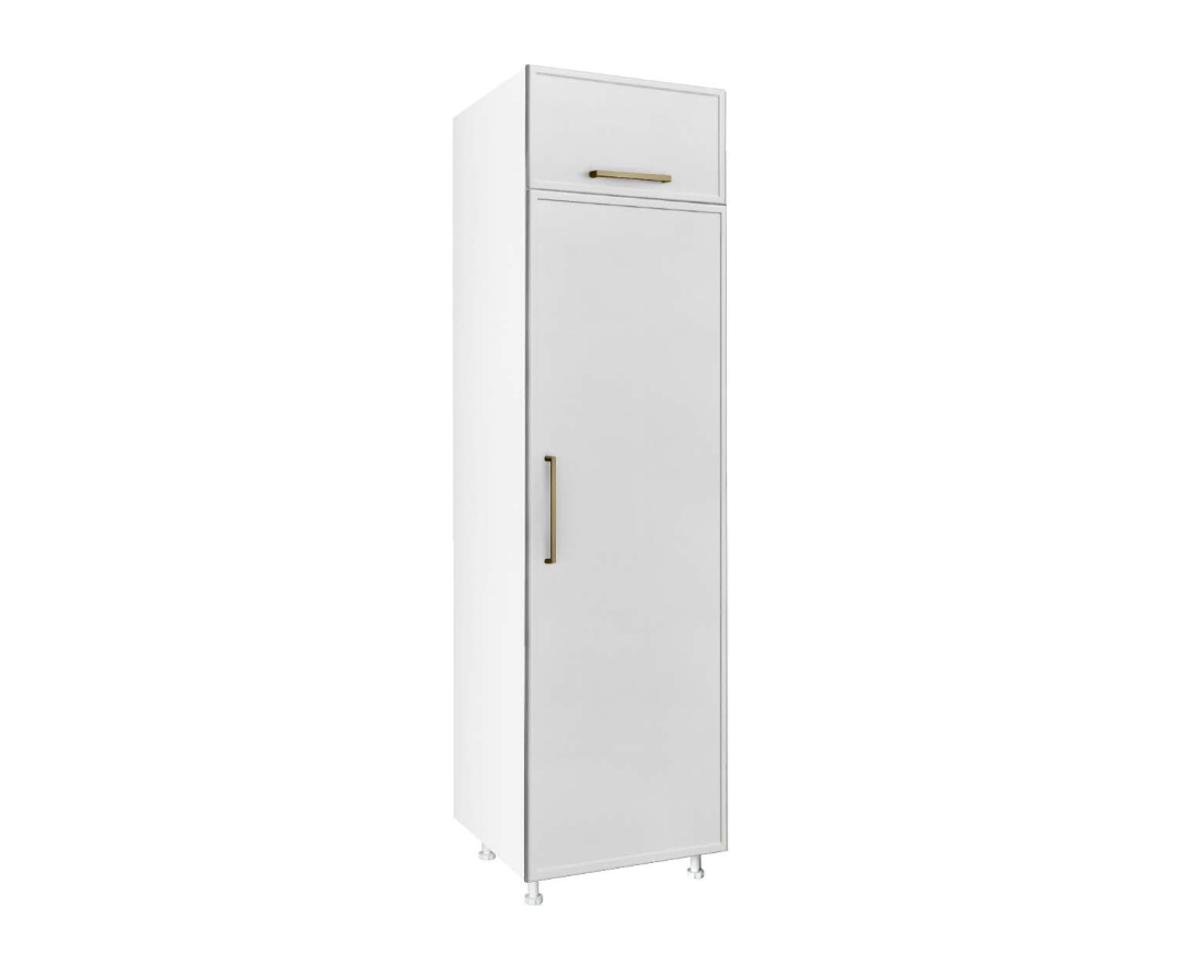 MATIS Επιδαπέδια στήλη κουζίνας Alba FRIZ60 Λευκό 60x57x222εκ. MATISKFRIZB77 MATIS Επιδαπέδια στήλη κουζίνας Alba FRIZ60 Λευκό 60x57x222εκ. MATISKFRIZB77