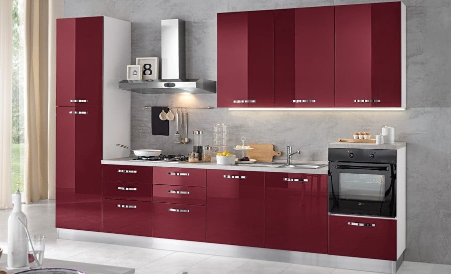 Intrahome Σύνθεση Έπιπλο Κουζίνας KOKKINO 03-566111 χρώματος βακελιτης Kαπλαμάς με blum μεντεσεδες και συρτάρια 10 ΜΕΤΡΑ ΤΡΕΧΟΝ 03-566111 Intrahome Σύνθεση Έπιπλο Κουζίνας KOKKINO 03-566111 χρώματος βακελιτης Kαπλαμάς με blum μεντεσεδες και συρτάρια 10 ΜΕΤΡΑ ΤΡΕΧΟΝ 03-566111
