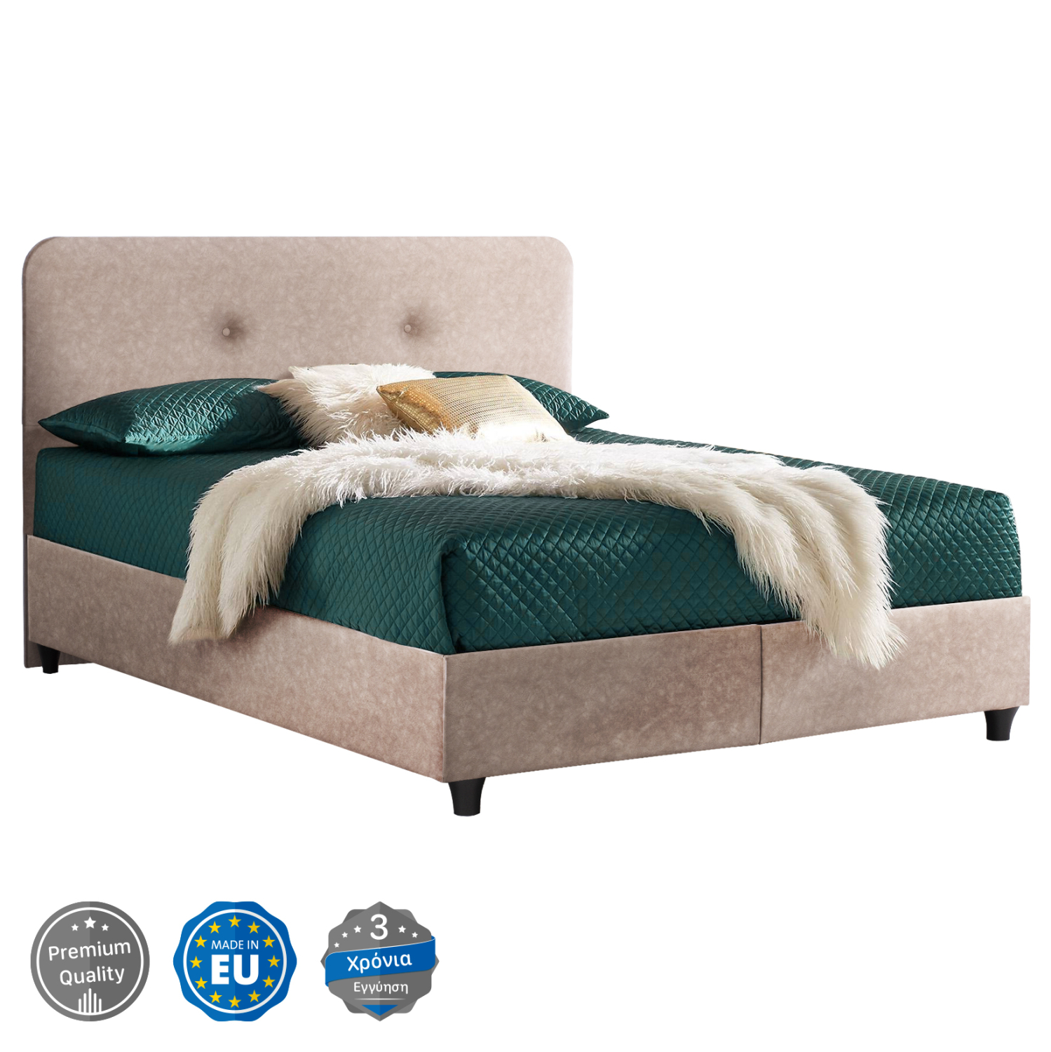 Intrahome ΚΡΕΒΑΤΙ .22 UPINGTON ΜΠΕΖ ΥΦΑΣΜΑ τ.NUKUCASABLANCALCASABLANCA_LUMPURUCK, 150x200 εκ. intraho-1610847