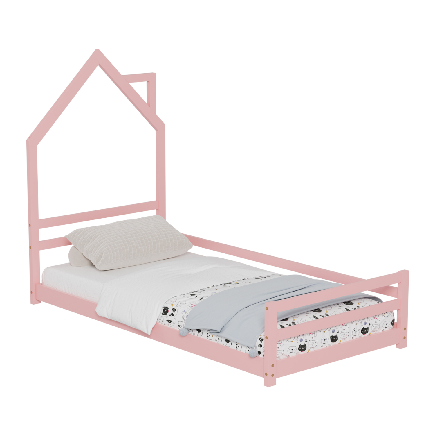 Intrahome ΚΡΕΒΑΤΙ ΠΑΙΔΙΚΟ HOUSER .06 τ.RUSCASABLANCALTCASABLANCAIENKUCASABLANCALCASABLANCA_LUMPURURG ΞΥΛΟ ΠΕΥΚΟ ΡΟΖ- 190x90εκ intraho-1610894