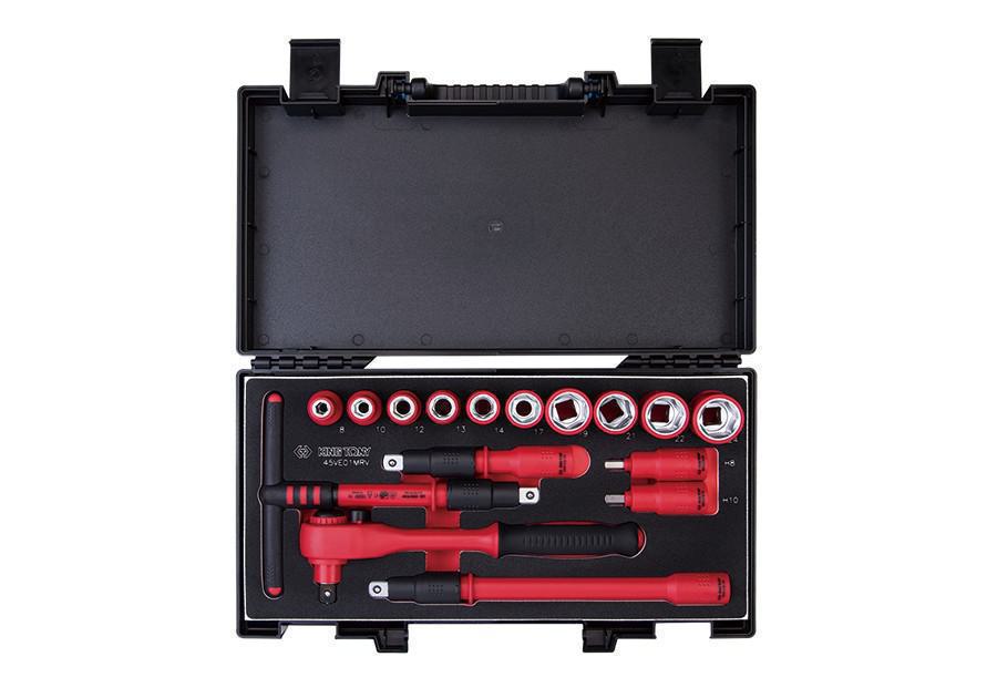 Fotin Κασετίνα καρυδάκια 1/2” 16 τεμαχια 1000v FOT-KT-45VE01MRV Fotin Κασετίνα καρυδάκια 1/2” 16 τεμαχια 1000v FOT-KT-45VE01MRV