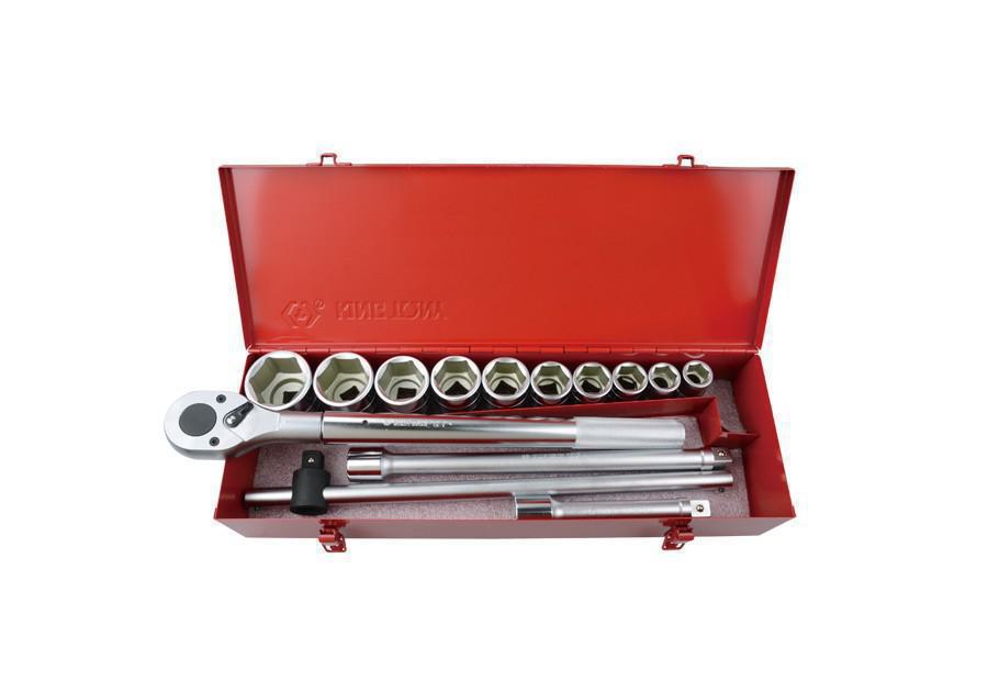 Fotin Κασετίνα καρυδάκια 3/4 14 τεμάχια (22-50) εξάγωνα FOT-KT-6314MR