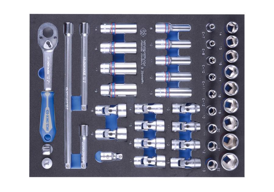Fotin Δίσκος καρυδάκια 3/8” + καστάνια + προέκταση +π πολύσπαστο. 44 τεμάχια FOT-KT-9-3544MRV Fotin Δίσκος καρυδάκια 3/8” + καστάνια + προέκταση +π πολύσπαστο. 44 τεμάχια FOT-KT-9-3544MRV