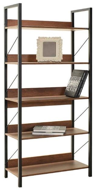 Lh-homefurniture Βιβλιοθήκη Connect Καρυδιά 73x172x35cm AD_KTP-850-OO-1 Lh-homefurniture Βιβλιοθήκη Connect Καρυδιά 73x172x35cm AD_KTP-850-OO-1