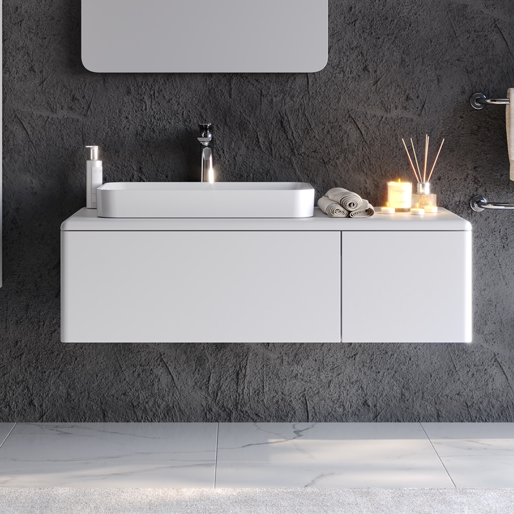 Πάγκος KUZEY Λευκό MDF 18mm Λάκα 110 S3BKUZ110WH 110×50.5×32.5cm S3BKUZ110WH Πάγκος KUZEY Λευκό MDF 18mm Λάκα 110 S3BKUZ110WH 110×50.5×32.5cm S3BKUZ110WH