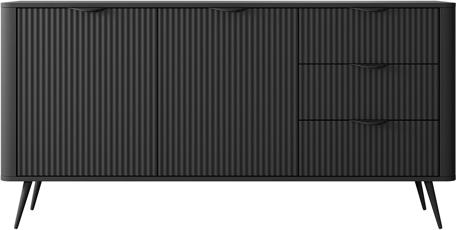 Μπουφές με συρτάρια Lante Ανθρακί 163x81x38cm