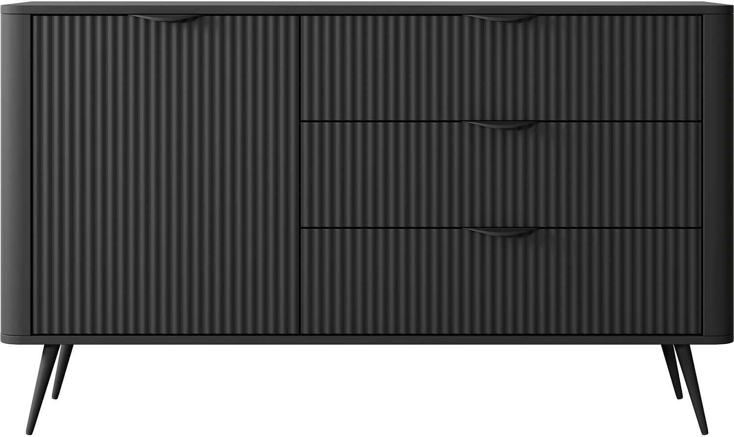 Lh-homefurniture Μπουφές με συρτάρια Lante Ανθρακί 138x81x38cm L_LNT_21s_cz Lh-homefurniture Μπουφές με συρτάρια Lante Ανθρακί 138x81x38cm L_LNT_21s_cz