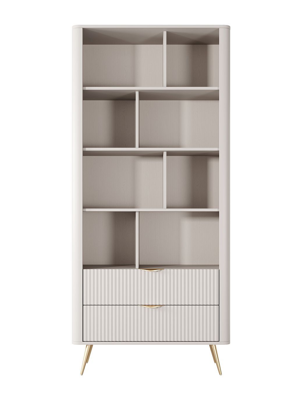 Lh-homefurniture Βιβλιοθήκη Lante Μπεζ 194x89x38cm L_LNT_HV_bz Lh-homefurniture Βιβλιοθήκη Lante Μπεζ 194x89x38cm L_LNT_HV_bz