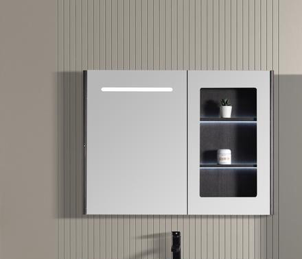 Καθρέφτης LAVARE LED 100cm χρ. GREY  3MLAV100GR