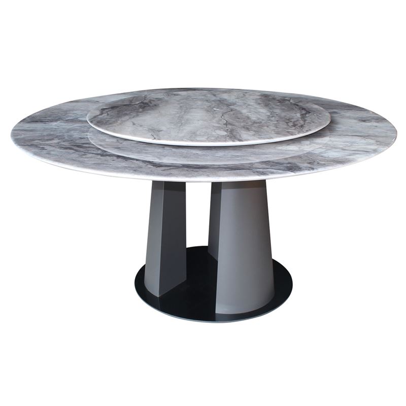 WOODWELL ΕΜ784,1LAZY SUSAN Τραπέζι με κεντρική Περιστρεφόμενη επιφάνεια, Βάση Μέταλλο-Επιφάνεια Μάρμαρο Φ150-95x76cm ΕΜ784,1 WOODWELL ΕΜ784,1LAZY SUSAN Τραπέζι με κεντρική Περιστρεφόμενη επιφάνεια, Βάση Μέταλλο-Επιφάνεια Μάρμαρο Φ150-95x76cm ΕΜ784,1