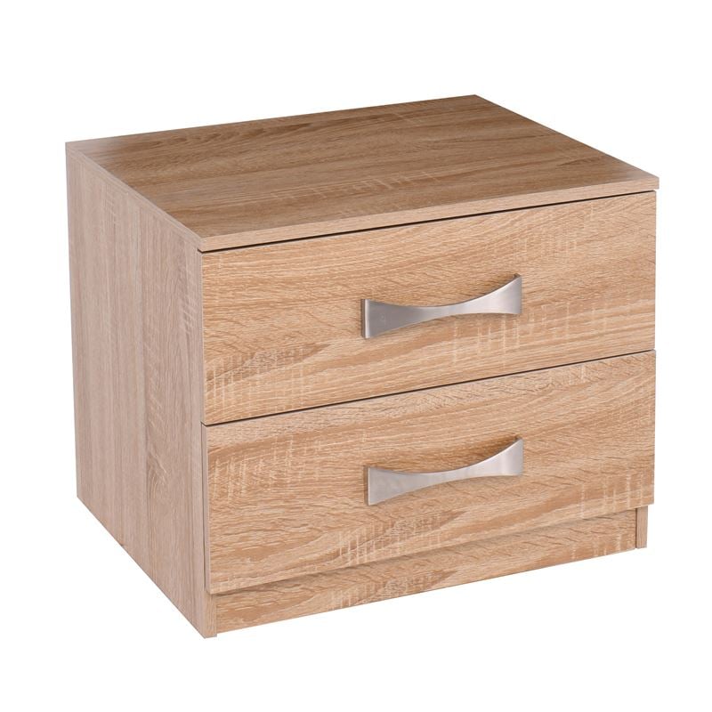 WOODWELL ΕΜ365,2LIFE Κομοδίνο με 2 Συρτάρια, Απόχρωση Sonoma 48x40x39cm ΕΜ365,2 WOODWELL ΕΜ365,2LIFE Κομοδίνο με 2 Συρτάρια, Απόχρωση Sonoma 48x40x39cm ΕΜ365,2