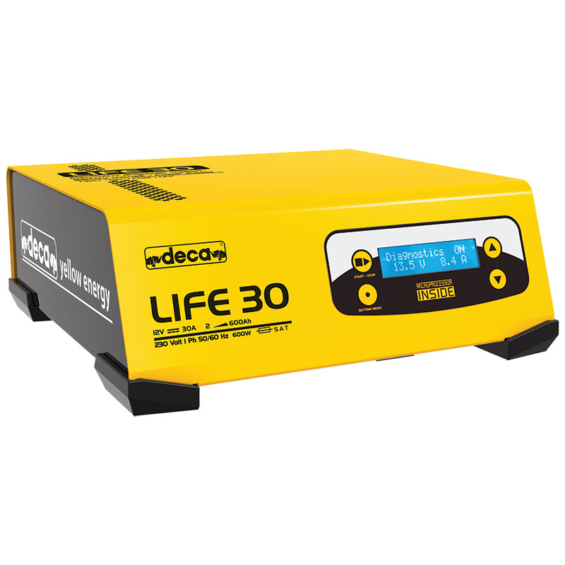 DECA Φορτιστής & σταθεροπ.τροφοδότης 12V 30Α LAMLIFE 30 DECA Φορτιστής & σταθεροπ.τροφοδότης 12V 30Α LAMLIFE 30
