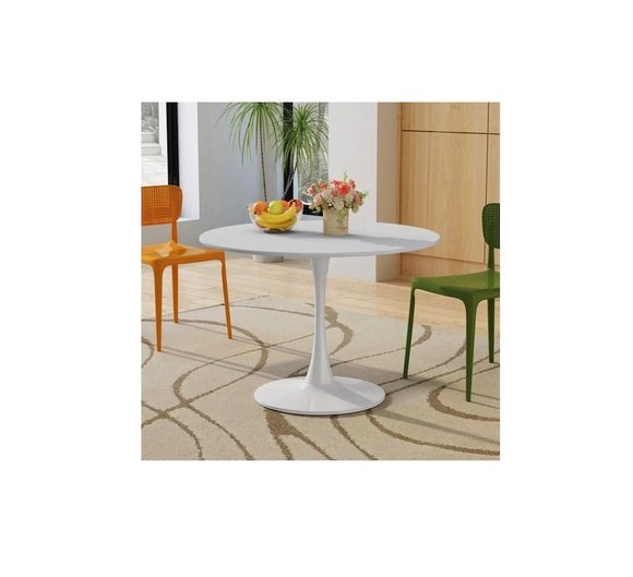 Fidelio ΤΡΑΠΕΖΙ ΡΟΤΟΝΤΑ(SNOW) Φ.100*72ΕΚ. FIDELIO-FD-LL9513