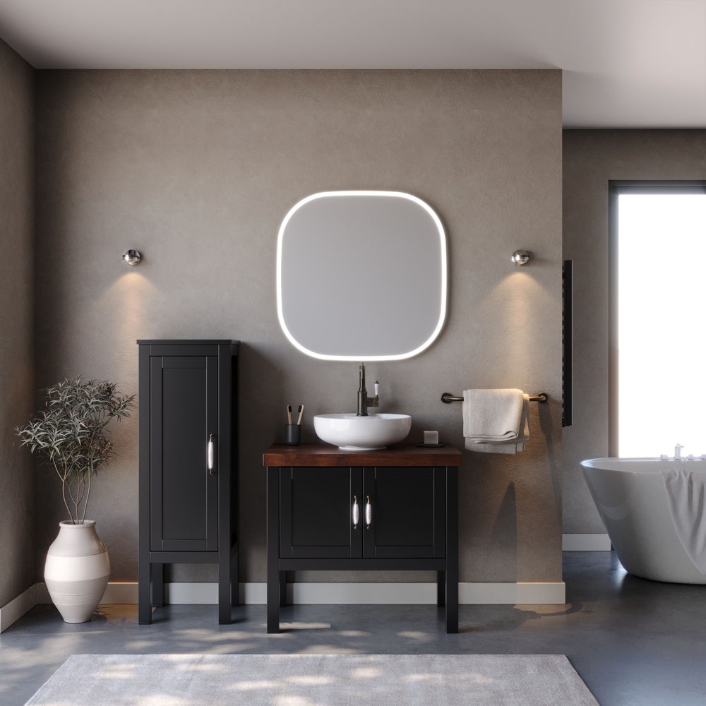 Σετ Έπιπλο Μπάνιου LONDON Μαύρο MDF 18mm Λάκα 85 9SLON085BLM 9SLON085BLM Σετ Έπιπλο Μπάνιου LONDON Μαύρο MDF 18mm Λάκα 85 9SLON085BLM 9SLON085BLM