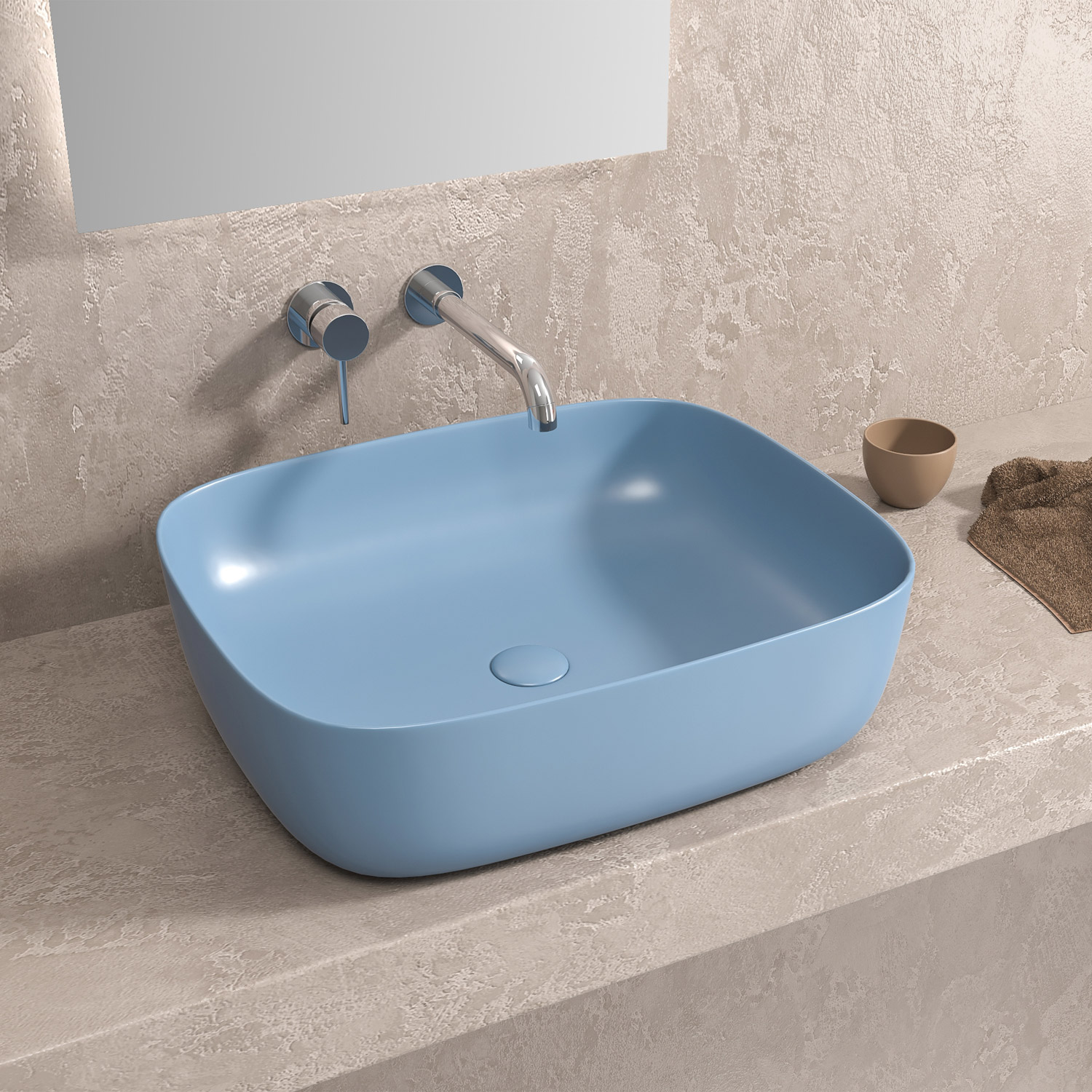 KARAG LT BASINS Νιπτήρας επικαθήμενος Azzurro Matt LT 2143-MBL KARAG 49×39,5x15cm KARAG-5206836685984 KARAG LT BASINS Νιπτήρας επικαθήμενος Azzurro Matt LT 2143-MBL KARAG 49×39,5x15cm KARAG-5206836685984