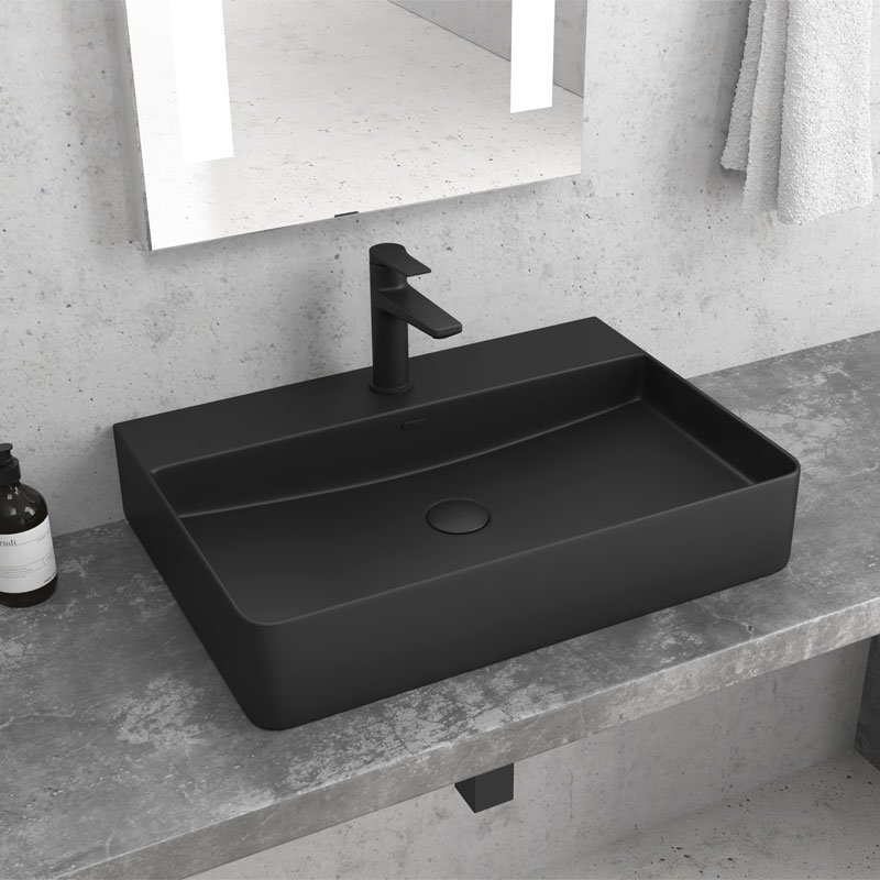 KARAG LT BASINS Νιπτήρας επικαθήμενος Black Matt LT 2173-SMB KARAG 50x42x12cm KARAG-5206836011646 KARAG LT BASINS Νιπτήρας επικαθήμενος Black Matt LT 2173-SMB KARAG 50x42x12cm KARAG-5206836011646