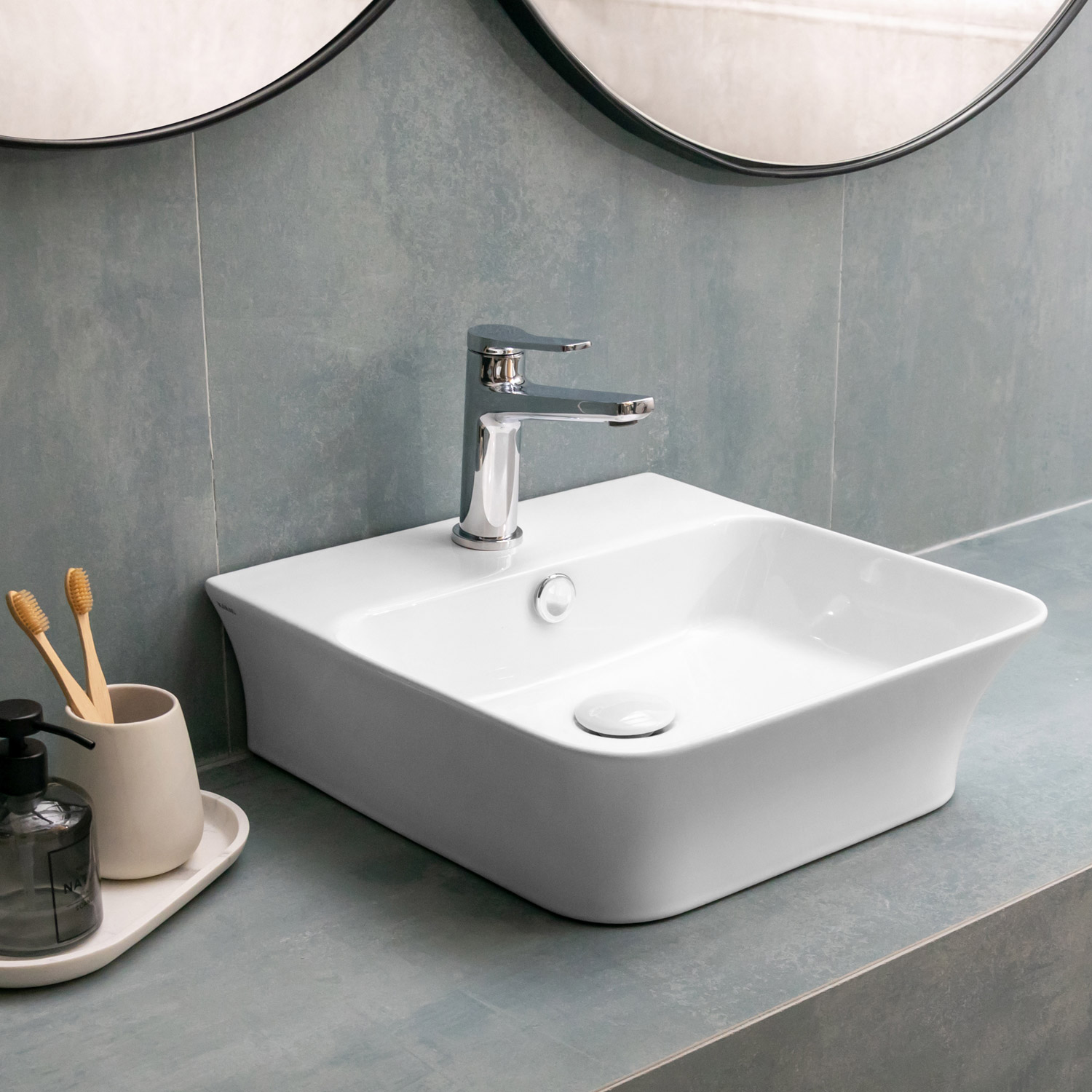 KARAG LT BASINS Νιπτήρας επικαθήμενος LT 2257 KARAG 41×41,5×12,5cm KARAG-5206836658735 KARAG LT BASINS Νιπτήρας επικαθήμενος LT 2257 KARAG 41×41,5×12,5cm KARAG-5206836658735