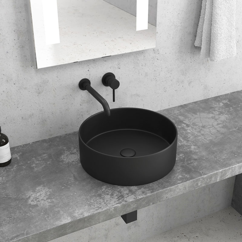KARAG LT BASINS Νιπτήρας επικαθήμενος Black Matt LT 3134-MMB KARAG Ø35,5x12cm KARAG-5206836007946 KARAG LT BASINS Νιπτήρας επικαθήμενος Black Matt LT 3134-MMB KARAG Ø35,5x12cm KARAG-5206836007946