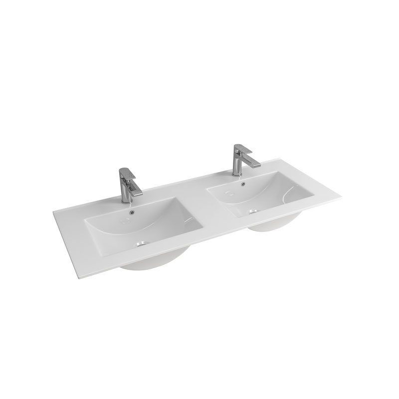 KARAG  LT BASINS Νιπτήρας επίπλου διπλός LT 7506 120D KARAG 120,5x47x18cm KARAG-5206836007205