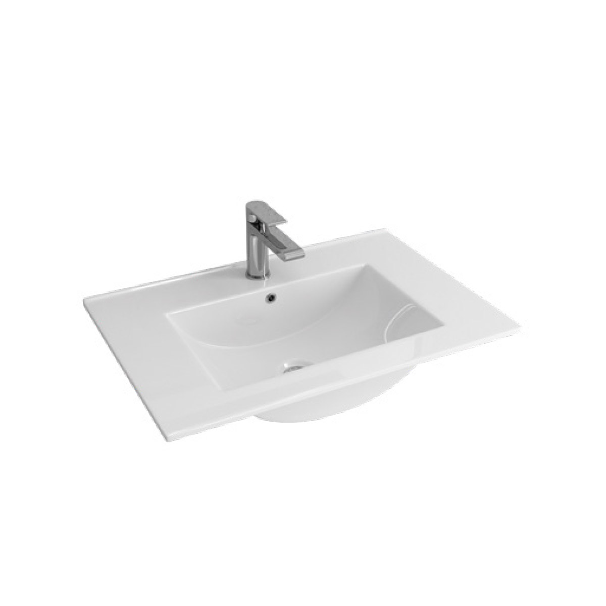 KARAG  LT BASINS Νιπτήρας επίπλου LT 7506 75 KARAG 76x46x17cm KARAG-5206836101675