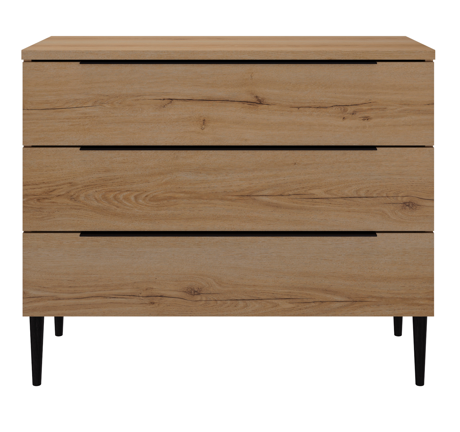 Insi Lucian συρταριέρα με 3 συρτάρια 95x45x78εκ. Helvezia Oak 0201.GM06 Insi Lucian συρταριέρα με 3 συρτάρια 95x45x78εκ. Helvezia Oak 0201.GM06