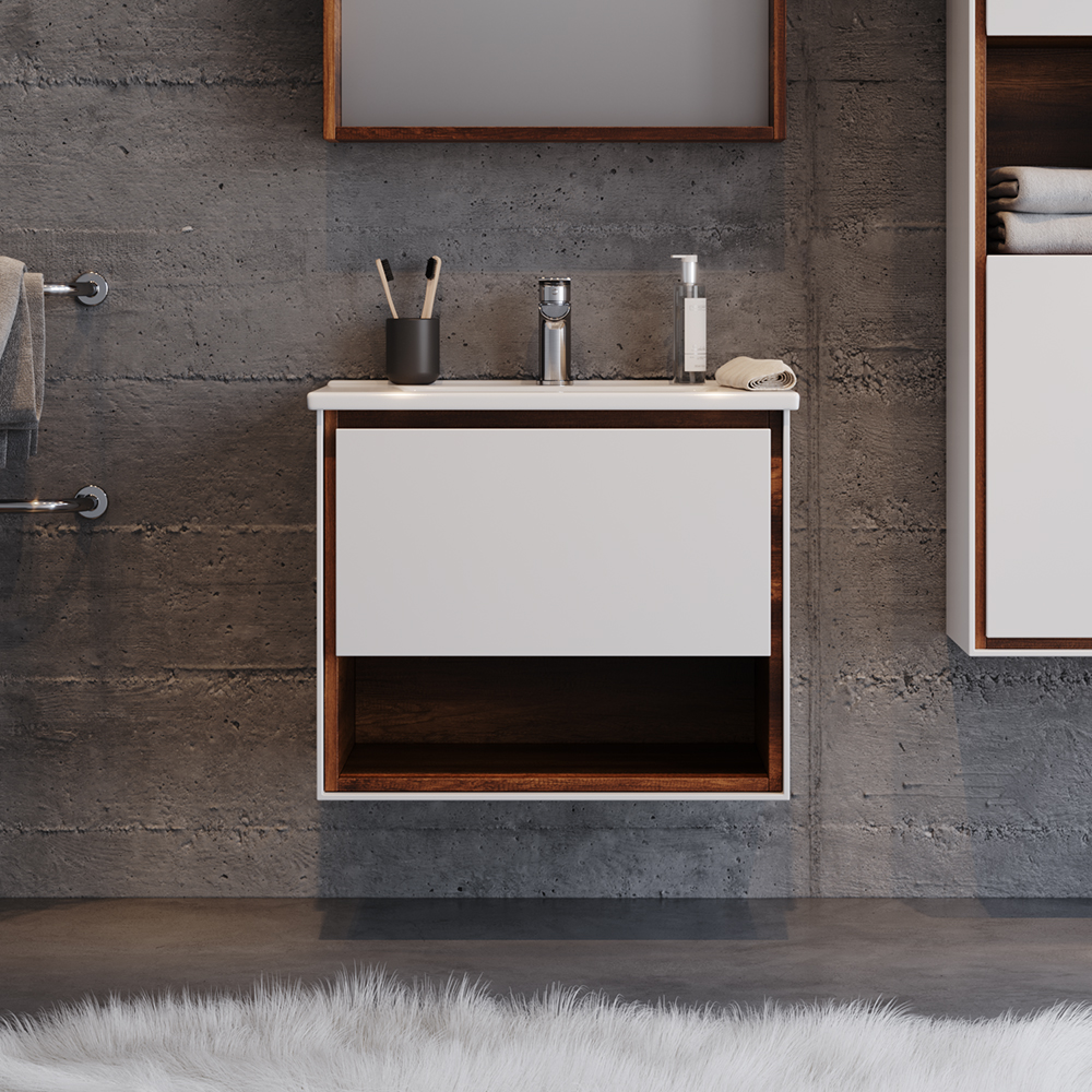 Πάγκος NEW LUNA Λευκό MDF 18mm Λάκα 65 3SLUN065WBN 65×45.5x63cm 3SLUN065WBN Πάγκος NEW LUNA Λευκό MDF 18mm Λάκα 65 3SLUN065WBN 65×45.5x63cm 3SLUN065WBN