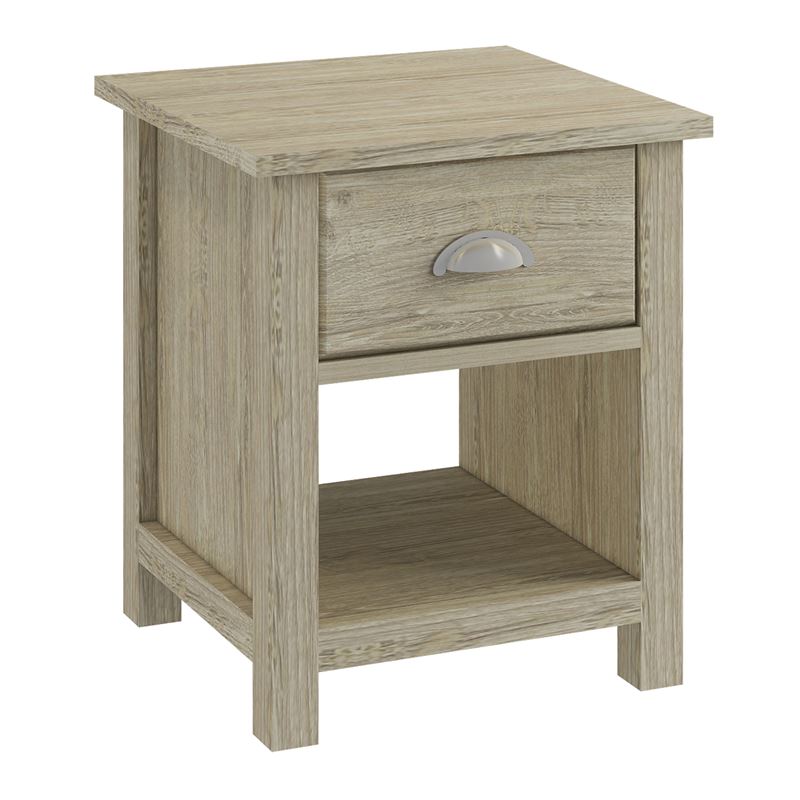 WOODWELL Ε740,2LUXOR Κομοδίνο Απόχρωση Sonoma 45x40x50cm Ε740,2