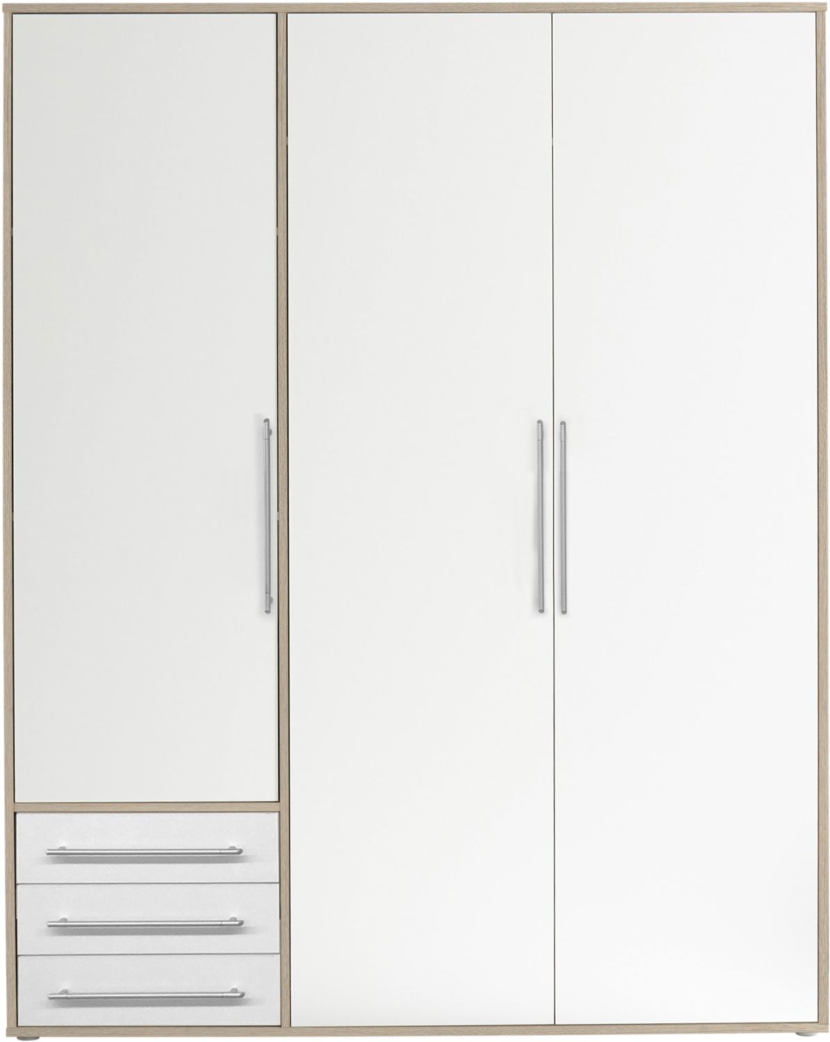 Lh-homefurniture Ντουλάπα LYSS Λευκή+Φυσικό Sanremo 155x194x58cm A_LYSS Lh-homefurniture Ντουλάπα LYSS Λευκή+Φυσικό Sanremo 155x194x58cm A_LYSS