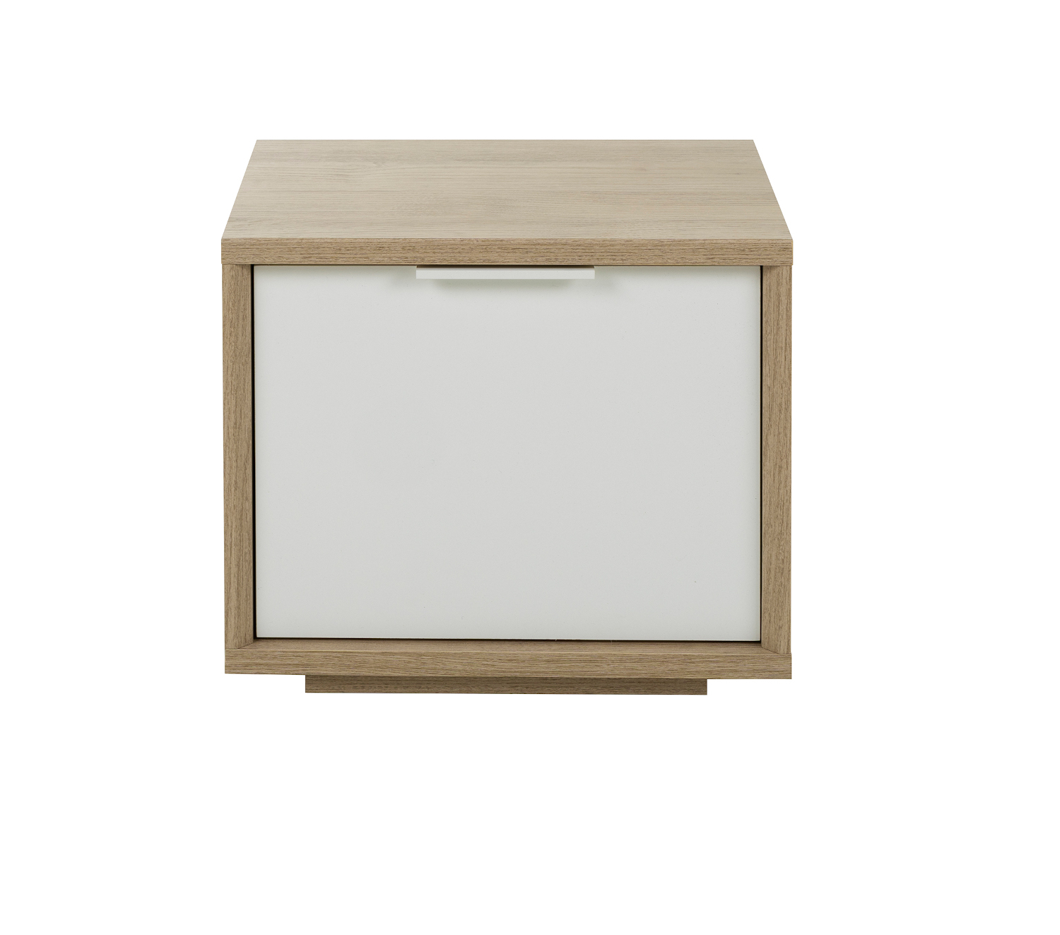 Insi Manae κομοδίνο με ένα συρτάρι 47x42x36εκ. Natural Chestnut / Λευκό 0191.GM08 Insi Manae κομοδίνο με ένα συρτάρι 47x42x36εκ. Natural Chestnut / Λευκό 0191.GM08