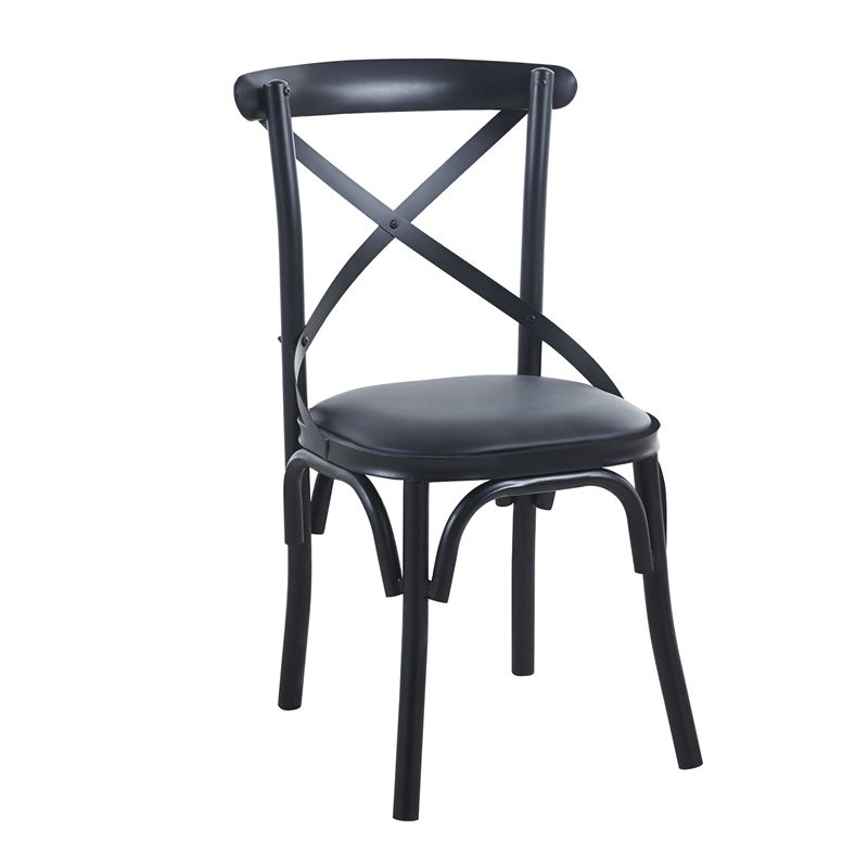 WOODWELL Ε5147,3MARLIN Καρέκλα Τραπεζαρίας Μέταλλο Βαφή Μαύρο, PU Μαύρο 52x51x86cm Ε5147,3 WOODWELL Ε5147,3MARLIN Καρέκλα Τραπεζαρίας Μέταλλο Βαφή Μαύρο, PU Μαύρο 52x51x86cm Ε5147,3
