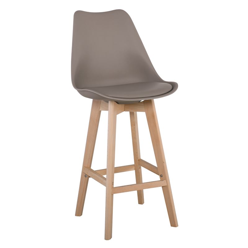 WOODWELL ΕΜ147,91MARTIN Σκαμπό BAR Οξιά Φυσικό, Κάθισμα Η.67cm, PP-Pu Sand Beige, Μονταρισμένη Ταπετσαρία 49x54x67/106cm ΕΜ147,91 WOODWELL ΕΜ147,91MARTIN Σκαμπό BAR Οξιά Φυσικό, Κάθισμα Η.67cm, PP-Pu Sand Beige, Μονταρισμένη Ταπετσαρία 49x54x67/106cm ΕΜ147,91