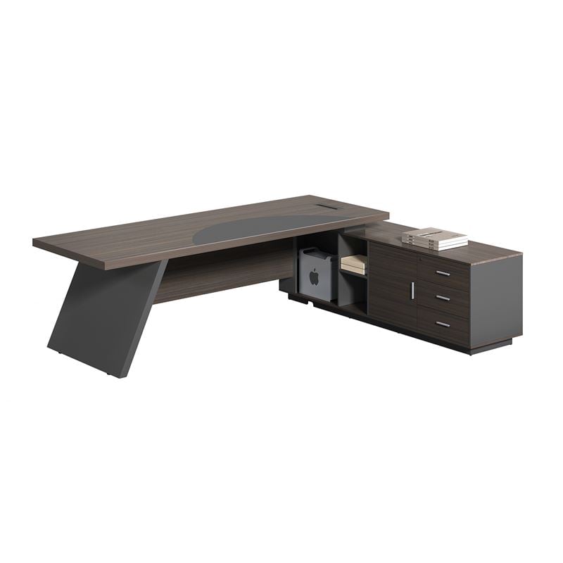 WOODWELL ΕΟ925,RMASTER Γραφείο Δεξιά Γωνία, Απόχρωση Grey Walnut 160x80x75/160x40x62 cm ΕΟ925,R WOODWELL ΕΟ925,RMASTER Γραφείο Δεξιά Γωνία, Απόχρωση Grey Walnut 160x80x75/160x40x62 cm ΕΟ925,R