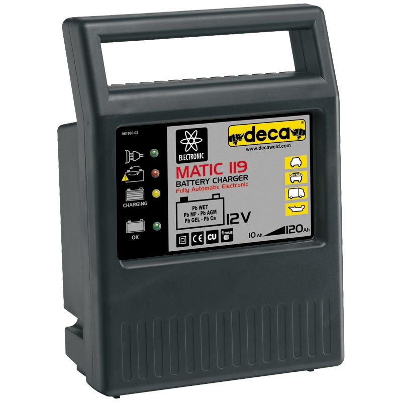 DECAΦορτιστής αυτόματος ηλεκτρονικός 12V 9Α MATIC 119 LAMMATIC 119 DECAΦορτιστής αυτόματος ηλεκτρονικός 12V 9Α MATIC 119 LAMMATIC 119