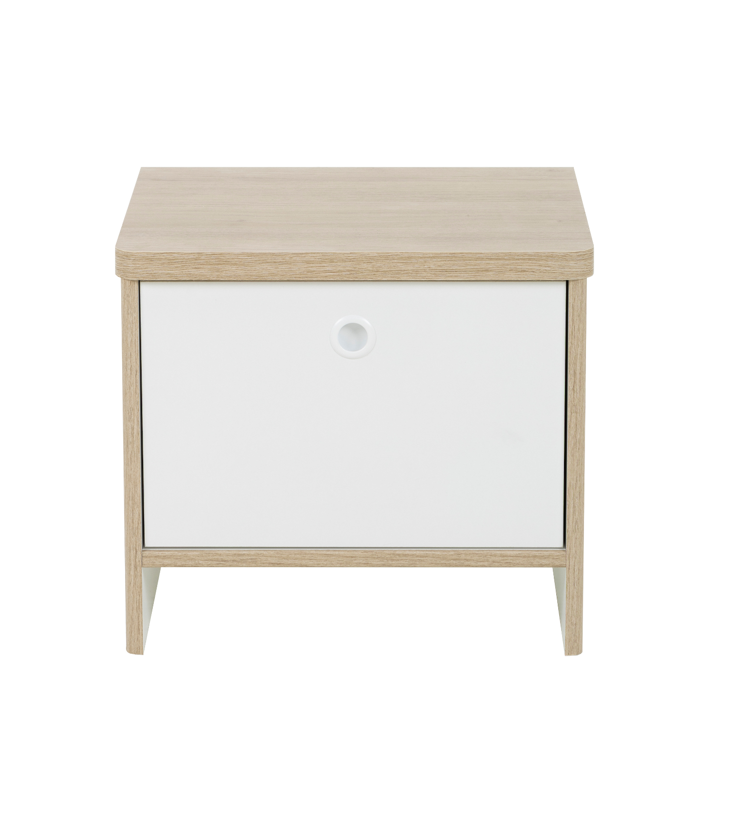 Insi Matis κομοδίνο με μια πόρτα 42x36x37εκ. Natural Chestnut / Λευκό 0191.GM78 Insi Matis κομοδίνο με μια πόρτα 42x36x37εκ. Natural Chestnut / Λευκό 0191.GM78