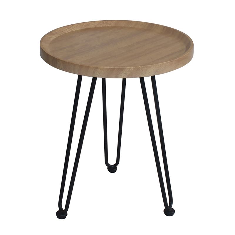 WOODWELL ΕΜ965,1MATRIX Τραπεζάκι Σαλονιού Καθιστικού, Μέταλλο Βαφή Μαύρο, Ξύλο Φυσικό Φ70xH.52cm ΕΜ965,1 WOODWELL ΕΜ965,1MATRIX Τραπεζάκι Σαλονιού Καθιστικού, Μέταλλο Βαφή Μαύρο, Ξύλο Φυσικό Φ70xH.52cm ΕΜ965,1